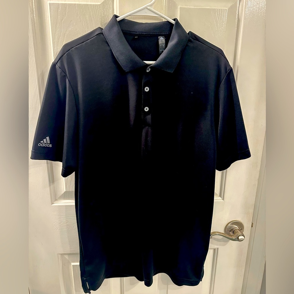 Adidas - Black Polo - Size L